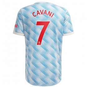 Jalkapallo Pelipaidat Manchester United Edinson Cavani 7 Vieraspaita 2021-2022 Lyhythihainen